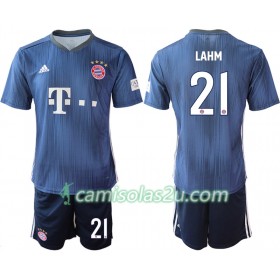 Camisolas de Futebol FC Bayern München LAHM 21 Criança Equipamento 3ª 2018/19 Manga Curta 